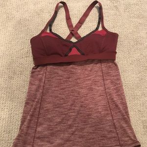 Maroon Lululemon Tank